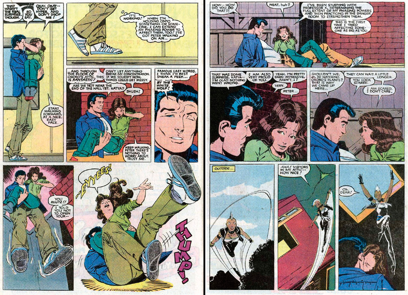 Illustration for article titled Kitty Pryde and Peter Rasputin Early 1980s Romance Why Did Chris Claremont Think "good idea"?